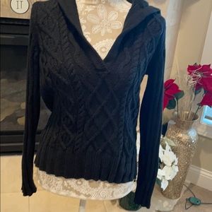 Black sailor style sweater